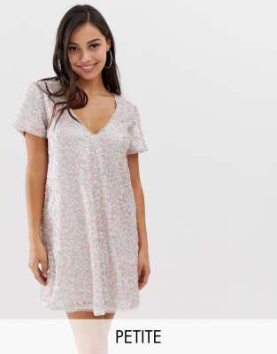 tfnc sequin shift dress
