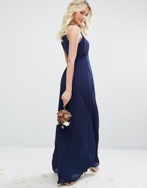 tfnc pleated maxi bridesmaid dress Color:Teal Green-0079 The TFNC Bridesmaid pleated published_date: Blue Floral Organza Dress