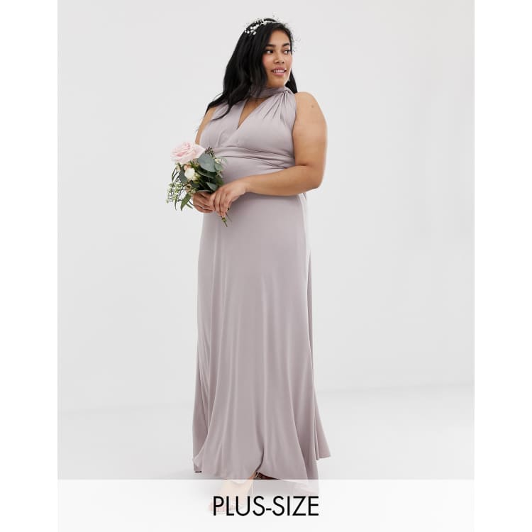 Grey multiway store bridesmaid dress