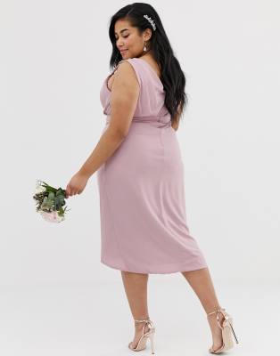 tfnc wrap midi dress