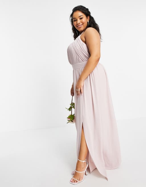 Asos shops tfnc pleated maxi dress