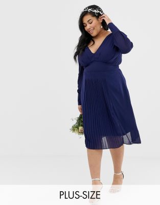 navy bridesmaid dresses midi