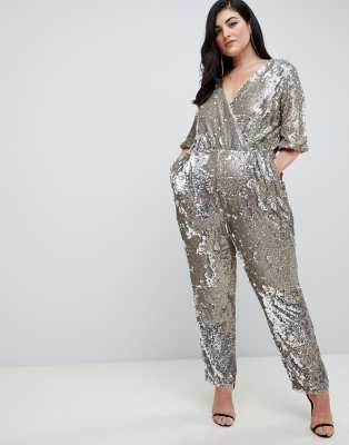 silver jumpsuit asos