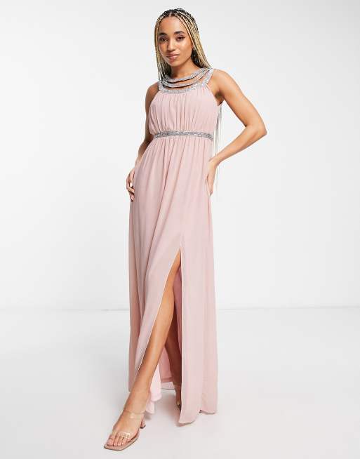 Tfnc wedding embellished outlet maxi dress