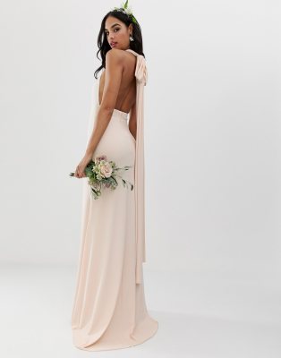 robe rose perle