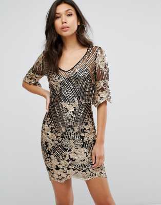 tfnc sequin midi dress