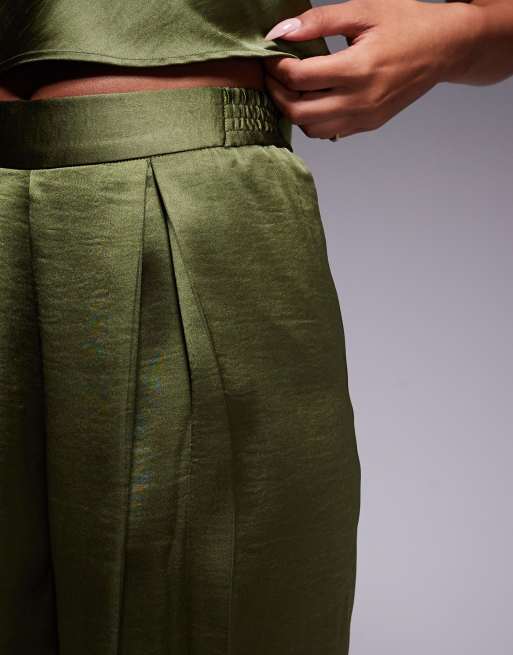 TFNC tailored pants in olive, 2 of 5