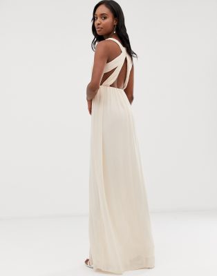 tfnc bridesmaid exclusive pleated maxi dress