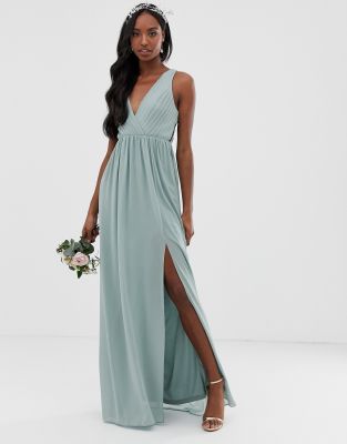 sage maxi dress