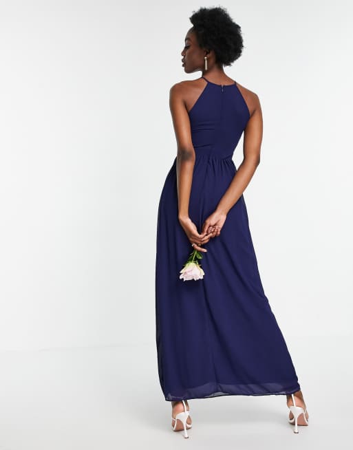 Asos tfnc shop pleated maxi dress