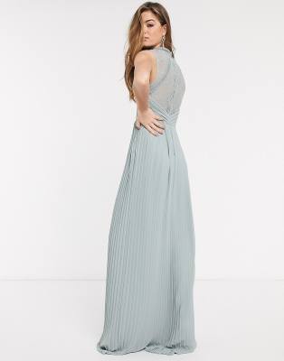 asos sage bridesmaid dress