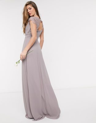 asos grey bridesmaid