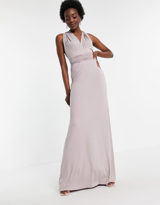 Light gray maxi hot sale dress