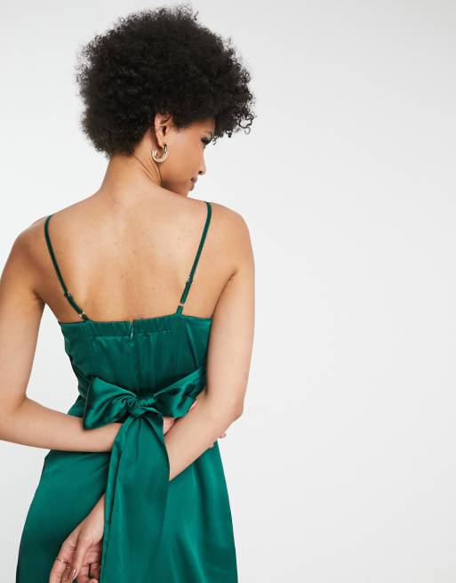 emerald green winter bridesmaid dresses Short Green Homecoming Dress with Beads main image 0