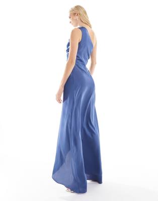 tfnc cold shoulder wrap maxi bridesmaid dress with fishtail