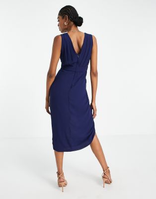 tfnc wrap midi dress