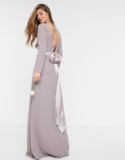 Tfnc alexandra grey maxi sales dress