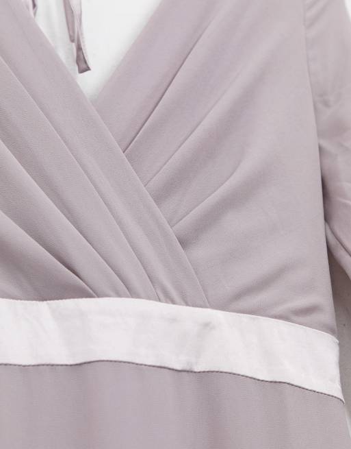 Tfnc kily grey lavender fog hot sale maxi dress