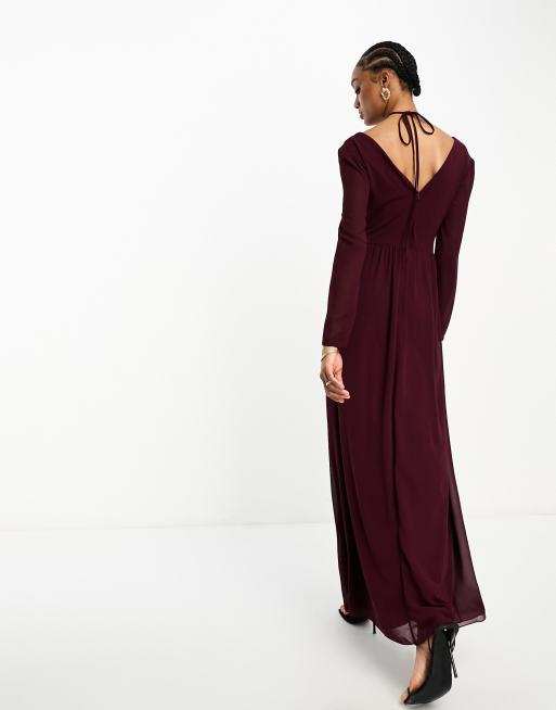 Long sleeve maxi dress cheap tall