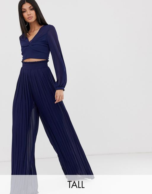 navy straight leg pants