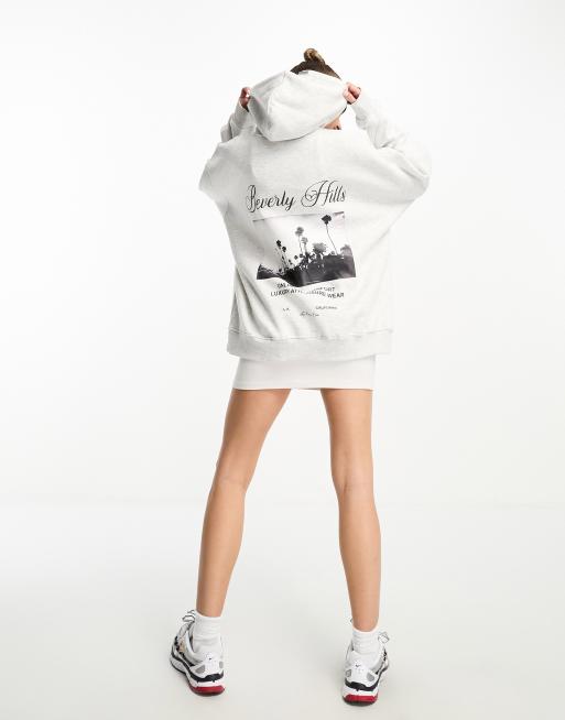 The Couture Club Beverley Hills hoodie in gray ASOS