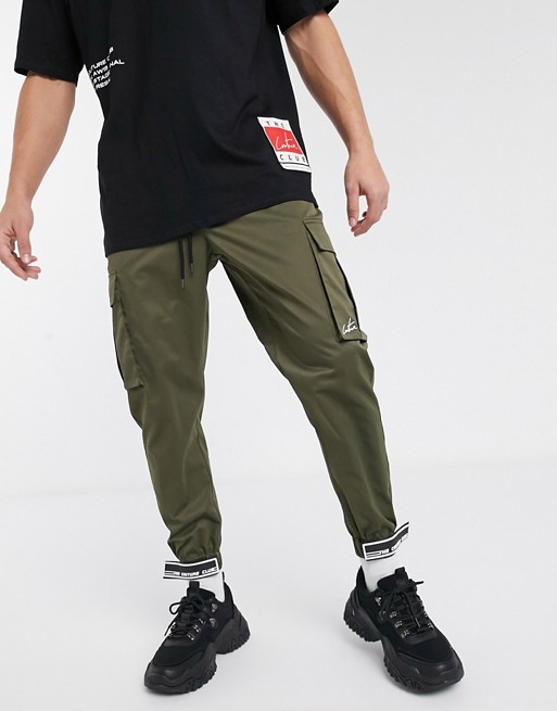 The Couture Club cargo trousers in khaki