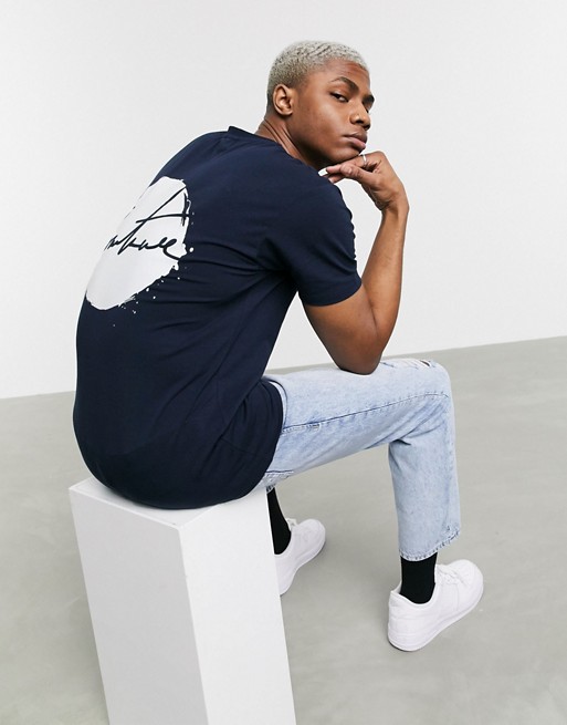 The Couture Club circle cut out t-shirt in navy
