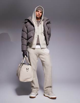 The Couture Club Classic Padded Coat In Brown