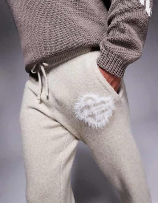 Joggers fluffy inside sale