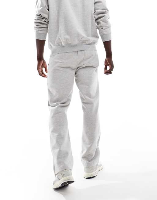 The Couture Club co-ord heavyweight emblem joggers in grey ASOS
