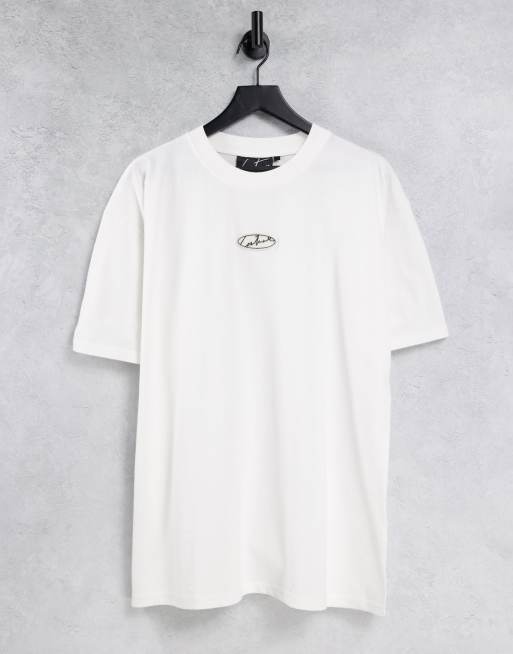 The Couture Club co-ord logo badged t-shirt in white