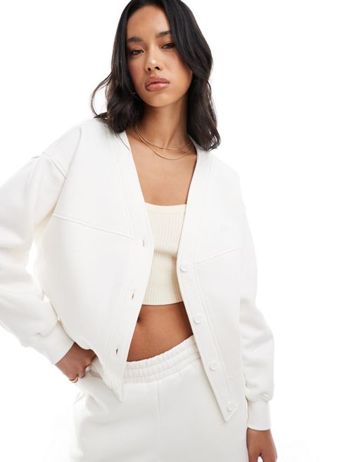 The Couture Club co-ord oversized jersey cardigan in off white | ASOS