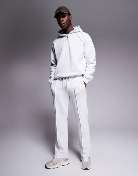 The Couture Club co-ord raw seam joggers in grey marl - view 1