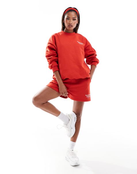 The Couture Club co-ord sartorial sport jersey set in red - view 1