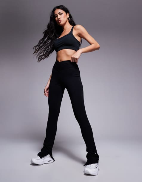The Couture Club co-ord sculpting stretch emblem leggings in black - view 1