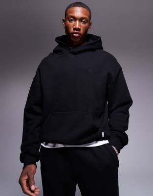 The Couture Club The Couture Club co-ord washed essentials hoodie in black