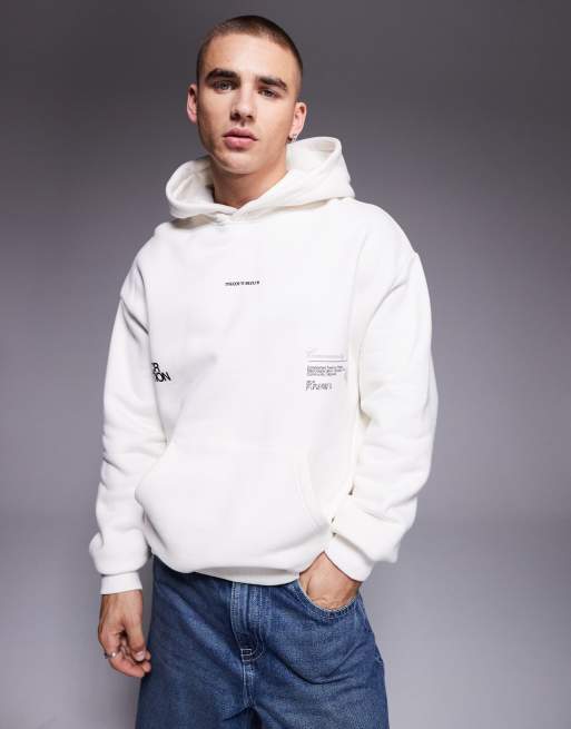 The Couture Club - Community Capsule - Felpa bianco sporco con cappuccio
