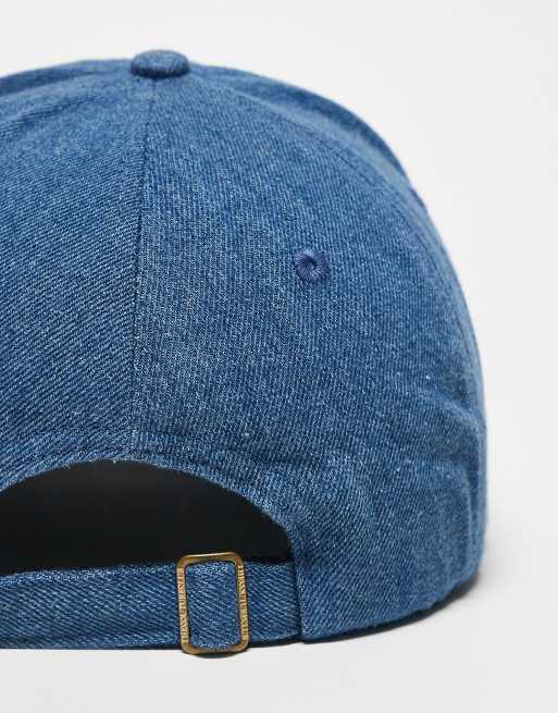 The Couture Club emblem logo denim cap in blue, 4 of 4