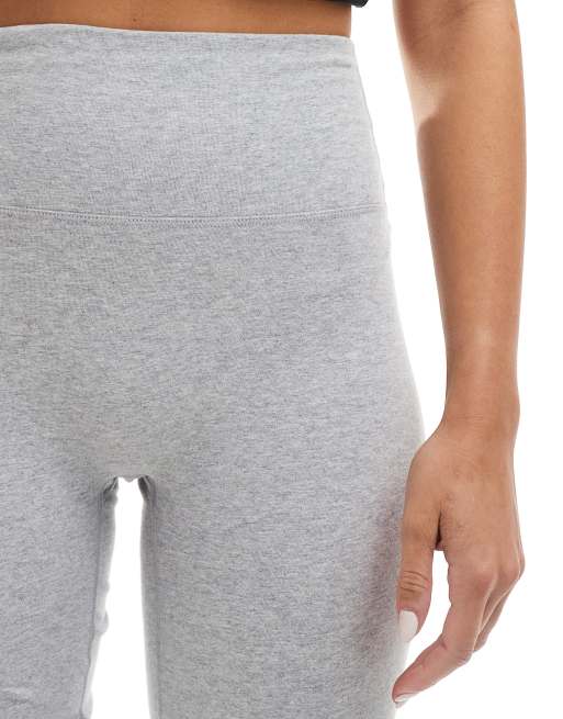 The Couture Club emblem soft touch yoga pants in grey marl ASOS
