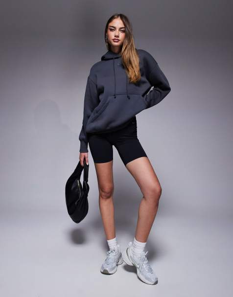The Couture Club embroidered logo sweatshirt in grey marl - view 1