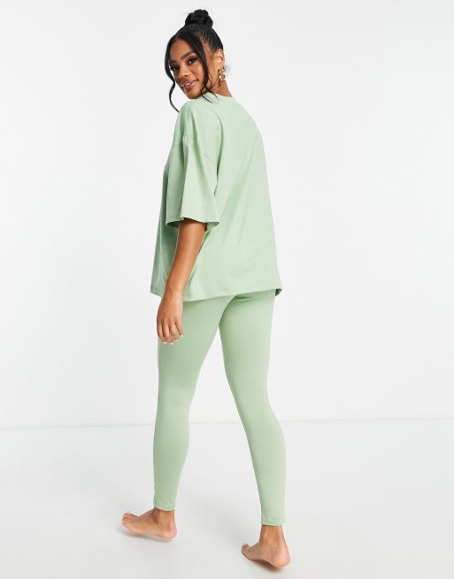 The Couture Club - Ensemble legging confort - Vert, 2 de 4