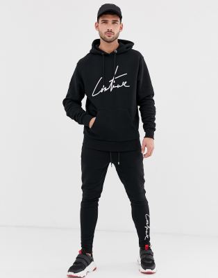 couture club black hoodie