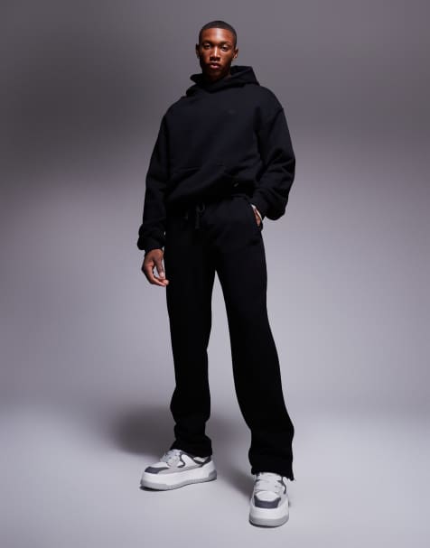 The Couture Club - Essentials - Joggingbroek in zwart met wassing, deel van co-ord set - view 1
