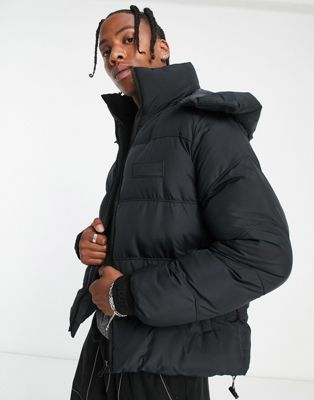 The Couture Club essentials puffer jacket in black - ASOS Price Checker