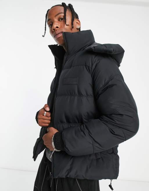 The Couture Club essentials puffer jacket in black