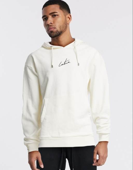 The Couture Club essential hoodie in off white, ASOS