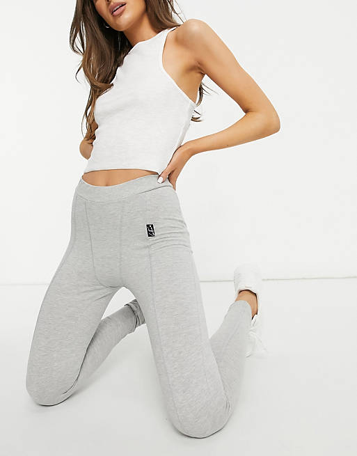 The Couture Club high waist leggings co ord in grey