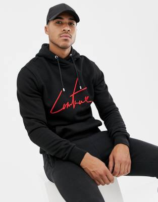 couture black hoodie