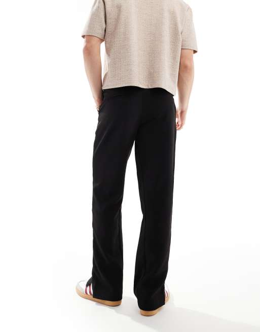 The Couture Club – Hose in Schwarz mit Saumschlitz, 4 von 5