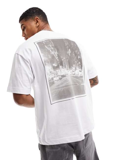 The Couture Club - Hvid t-shirt med grafik på ryggen